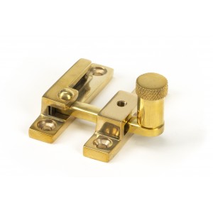 From The Anvil - Polished Brass Brompton Quadrant Fastener - Narrow 45982