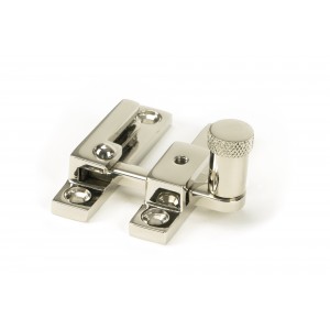 From The Anvil - Polished Nickel Brompton Quadrant Fastener - Narrow 45983