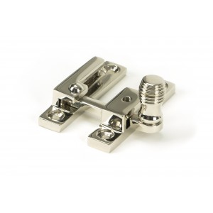 From The Anvil - Polished Nickel Beehive Quadrant Fastener - Narrow 45993