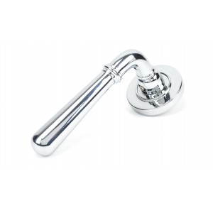 From The Anvil - Polished Chrome Newbury Lever On Rose Set (Plain) 46053