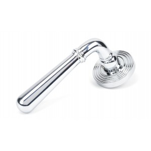 From The Anvil - Polished Chrome Newbury Lever On Rose Set (Beehive) 46055