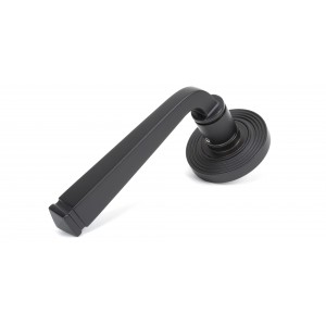 From The Anvil - Aged Bronze Avon Round Lever On Rose Set (Beehive) 46091