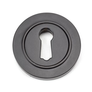 From The Anvil - Aged Bronze Round Escutcheon (Plain) 46113