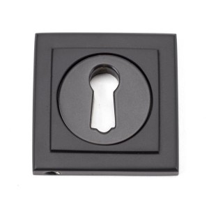 From The Anvil - Aged Bronze Round Escutcheon (Square) 46116