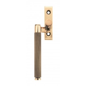 From The Anvil - Polished Bronze Brompton Espagnolette Fastener - Left Hand - 46171
