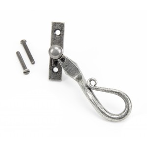 From The Anvil - Pewter 16mm Shepherd's Crook Espagnolette Fastener - Right Hand - 46233