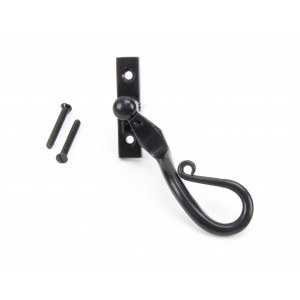 From The Anvil - Black 16mm Shepherd's Crook Espagnolette Fastener - Right Hand - 46235