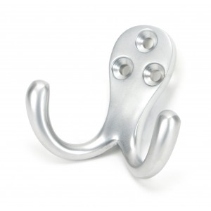 From The Anvil - Satin Chrome Celtic Double Robe Hook 46302