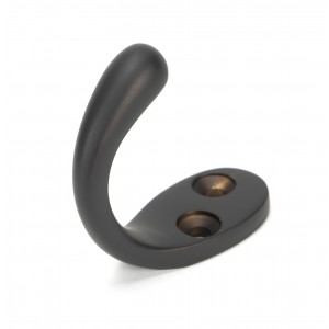 From The Anvil - Aged Bronze Celtic Single Robe Hook 46306