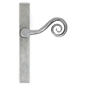 From The Anvil - Pewter Monkeytail Slimline Lever Espagnolette Latch Set - Right Hand - 46398R