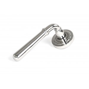 From The Anvil - Polished Marine SS (316) Newbury Lever On Rose Set (Art Deco) 46515