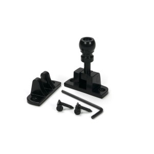 From The Anvil - Black Mushroom Brighton Fastener (Radiused) [46603]