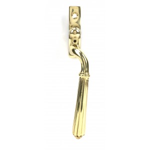 From The Anvil - Polished Brass Hinton Espagnolette Fastener - Right Hand - 46701