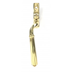From The Anvil - Polished Brass Hinton Espagnolette Fastener - Left Hand - 46702