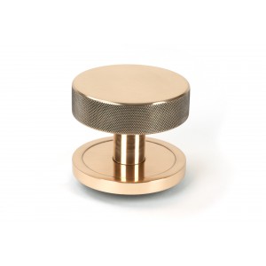 From The Anvil - Polished Bronze Brompton Centre Door Knob (Plain) 46750