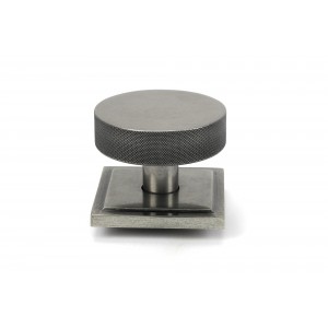 From The Anvil - Pewter Brompton Centre Door Knob (Square) 46765