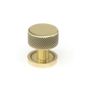From The Anvil - Aged Brass Brompton Cabinet Knob - 25mm (Plain) 46814