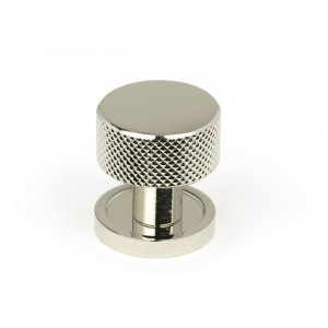 From The Anvil - Polished Nickel Brompton Cabinet Knob - 25mm (Plain) 46822