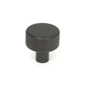 From The Anvil - Aged Bronze Brompton Cabinet Knob - 25mm (No rose) 46827