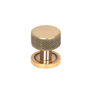 From The Anvil - Polished Bronze Brompton Cabinet Knob - 25mm (Plain) 46830