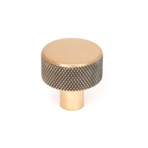 From The Anvil - Polished Bronze Brompton Cabinet Knob - 25mm (No rose) 46831