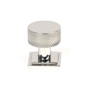 From The Anvil - Polished Stainless Steel (304) Brompton Cabinet Knob - 25mm (Square) 46849