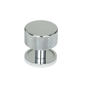 From The Anvil - Polished Chrome Brompton Cabinet Knob - 32mm (Plain) 46858