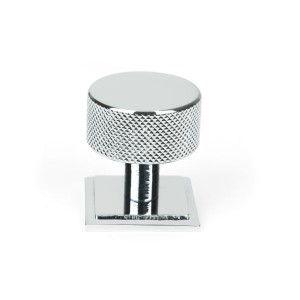 From The Anvil - Polished Chrome Brompton Cabinet Knob - 32mm (Square) 46861