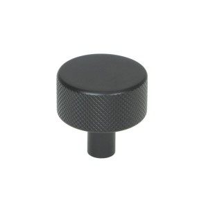 From The Anvil - Matt Black Brompton Cabinet Knob - 32mm (No rose) 46879