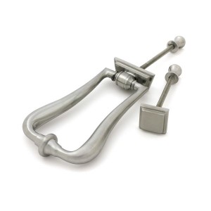 From The Anvil - Satin Marine SS (316) Slimline Art Deco Door Knocker [46940]