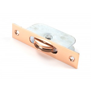 From The Anvil - Polished Bronze Square Ended Sash Pulley 75kg 47074