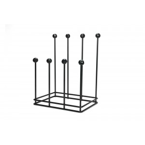 From The Anvil - Matt Black Four Pair Boot Rack 47106
