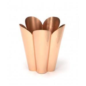 From The Anvil - Smooth Copper Flora Pot - Small 47120