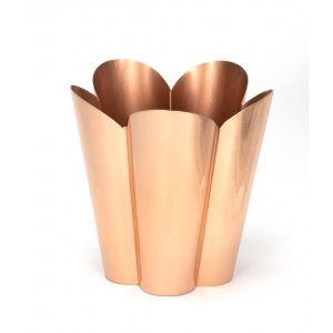 From The Anvil - Smooth Copper Flora Pot - Large 47123