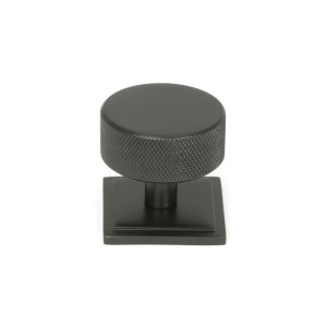 From The Anvil - Aged Bronze Brompton Cabinet Knob - 38mm (Square) 47152