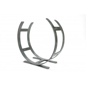 From The Anvil - Pewter Curved Log Holder - Large 47212