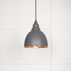 From The Anvil - Hammered Copper Brindley Pendant in Bluff 49500BL