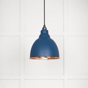 From The Anvil - Hammered Copper Brindley Pendant in Upstream 49500U