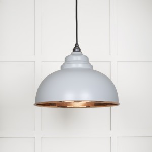 From The Anvil - Smooth Copper Harborne Pendant in Birch 49501SBI