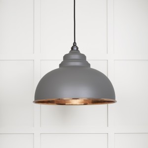 From The Anvil - Smooth Copper Harborne Pendant in Bluff 49501SBL