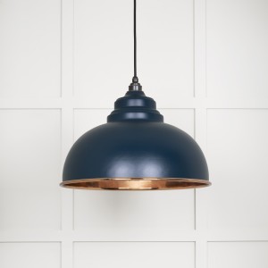 From The Anvil - Smooth Copper Harborne Pendant in Dusk 49501SDU