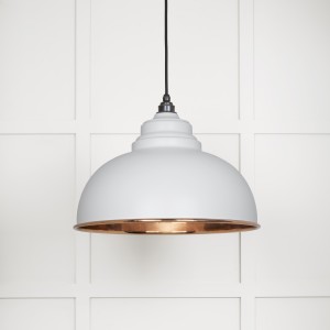From The Anvil - Smooth Copper Harborne Pendant in Flock 49501SF