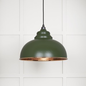 From The Anvil - Smooth Copper Harborne Pendant in Heath 49501SH