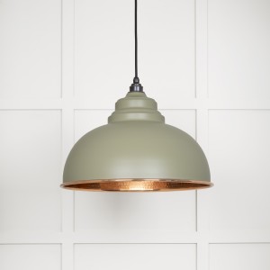 From The Anvil - Hammered Copper Harborne Pendant in Tump 49501TU