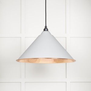 From The Anvil - Smooth Copper Hockley Pendant in Flock 49503SF