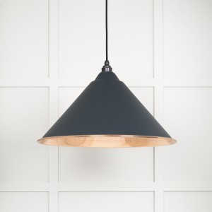 From The Anvil - Smooth Copper Hockley Pendant in Soot 49503SSO