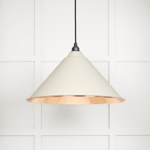 From The Anvil - Hammered Copper Hockley Pendant in Teasel 49503TE