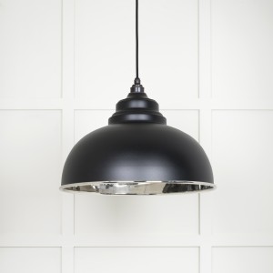From The Anvil - Smooth Nickel Harborne Pendant in Elan Black 49505EB