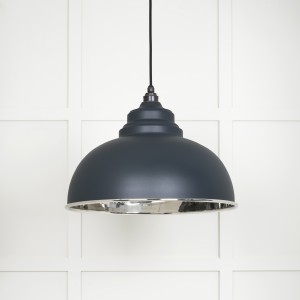 From The Anvil - Smooth Nickel Harborne Pendant in Soot 49505SO
