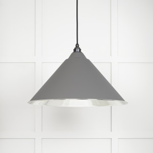 From The Anvil - Smooth Nickel Hockley Pendant in Bluff 49506BL
